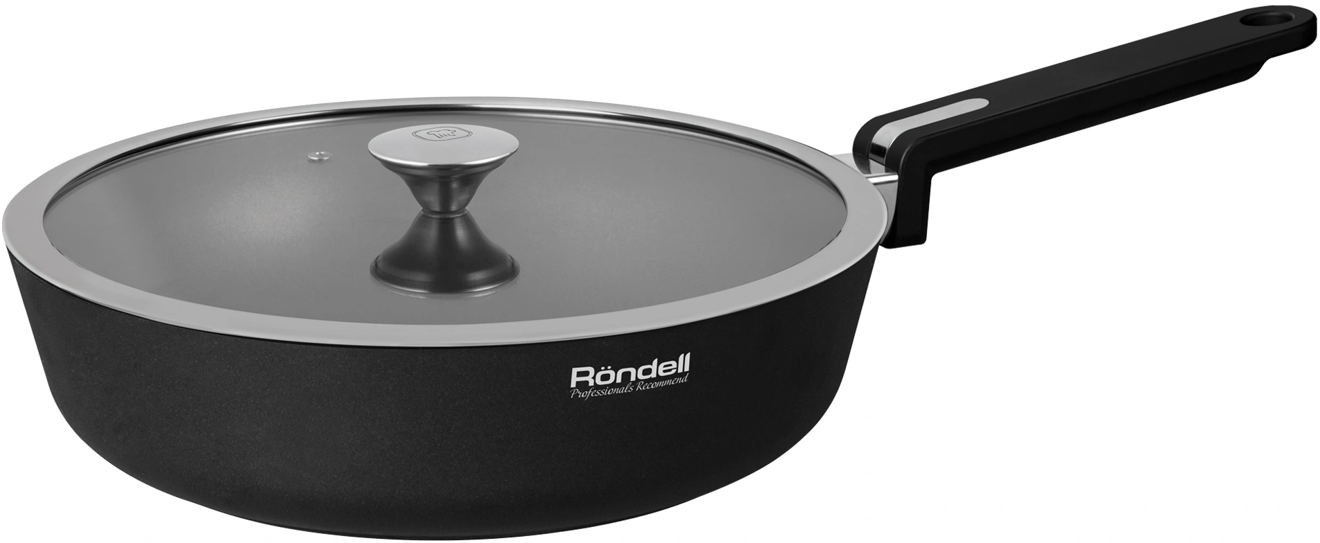 Сотейник/ Сотейник Rondell Modern RDA-1724 3.9л. d=28см (с крышкой) черный
