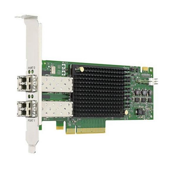 Контроллер Broadcom Emulex LPe31002-AP (LPe31002-M6) Gen 6 (16GFC), 2-port, 16Gb/s, PCIe Gen3 x8, LC MMF 100m, 1 year