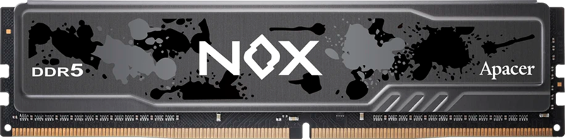Оперативная память Apacer DDR5 16GB 6000MHz DIMM NOX Black Gaming Memory CL40 1.35V (Retail) 2048*8 Heat Sink (Retail) 3 years (AH5U16G60C622MBAA-1) Оперативная память Apacer DDR5 16GB 6000MHz DIMM NOX Black Gaming Memory CL40 1.35V (Retail) 2048*8 Heat Sink (Retail) 3 years (AH5U16G60C622MBAA-1)