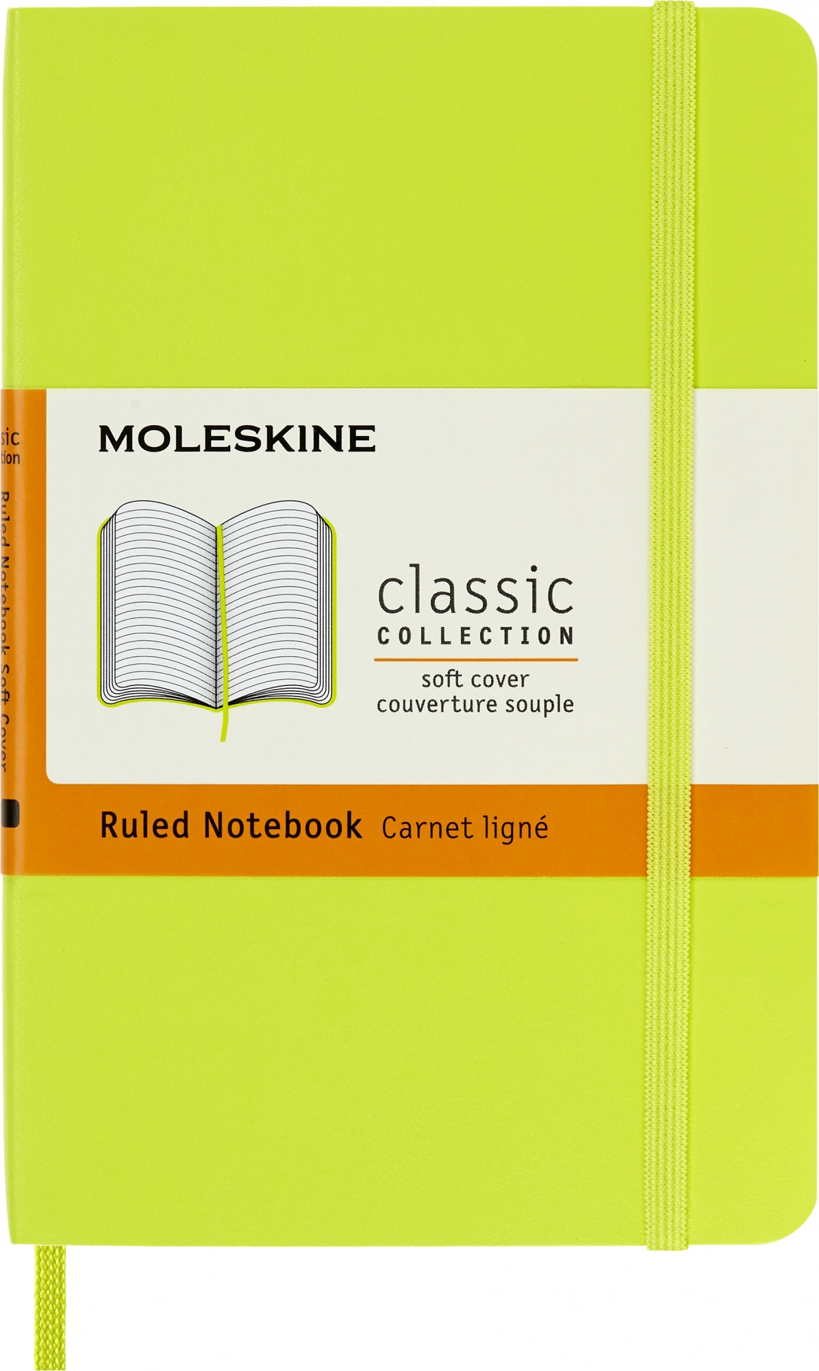 Блокнот Moleskine CLASSIC SOFT QP611C2 Pocket 90x140мм 192стр. линейка мягкая обложка лайм Блокнот Moleskine CLASSIC SOFT QP611C2 Pocket 90x140мм 192стр. линейка мягкая обложка лайм