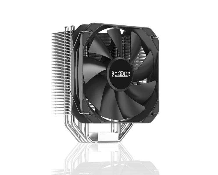 Кулер для процессора PCCooler Paladin 400 S115X/1200/1700/AM4 (20 шт/кор, TDP 200W, 130mm PWM FAN, 4 тепловые трубки 6мм, 800-1600RPM, 18-28,6dBa)