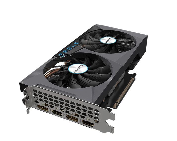 Видеокарта GIGABYTE RTX3060 EAGLE OC 12GB//RTX3060, HDMI*2, DP*2, 12G,D6