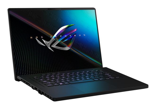 Ноутбук ASUS ROG Zephyrus M16 GU603ZX-K8009W Core i9 12900H/32Gb DDR4/2TB M.2 SSD/16" IPS 165Hz 500nits (2560 x 1600)/GeForce RTX 3080Ti 16Gb /WiFi6/BT/Cam/Windows 11 Home//1.9Kg/Off Black/RU_EN_KEYBOARD