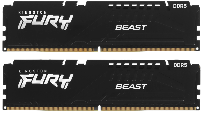 Оперативаня память Kingston 32GB 6000MT/s DDR5 CL30 DIMM (Kit 2*16Gb) FURY Beast Black EXPO