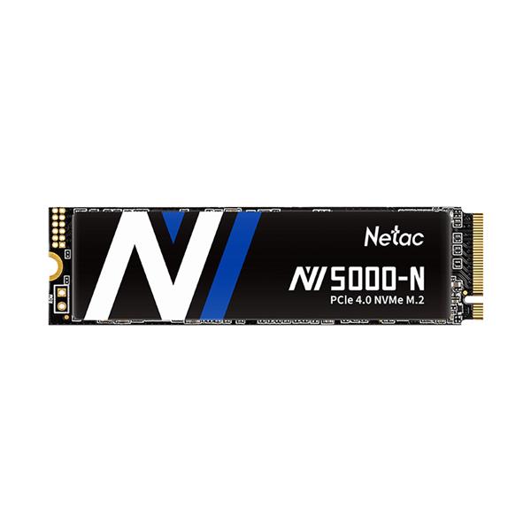 Ssd накопитель Netac SSD NV5000-N 2TB PCIe 4 x4 M.2 2280 NVMe 3D NAND, R/W up to 4800/4400MB/s, TBW 1280TB, without heat sink