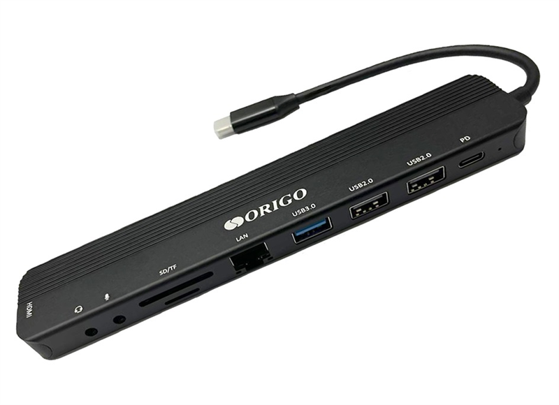 USB хаб ORIGO Док-станция USB-C, 1xUSB 3.0, 1xUSB-C/PD 3.0, 2xUSB 2.0, 1x1000Base-T, 1xHDMI, слот SD/TF/microSD USB хаб ORIGO Док-станция USB-C, 1xUSB 3.0, 1xUSB-C/PD 3.0, 2xUSB 2.0, 1x1000Base-T, 1xHDMI, слот SD/TF/microSD