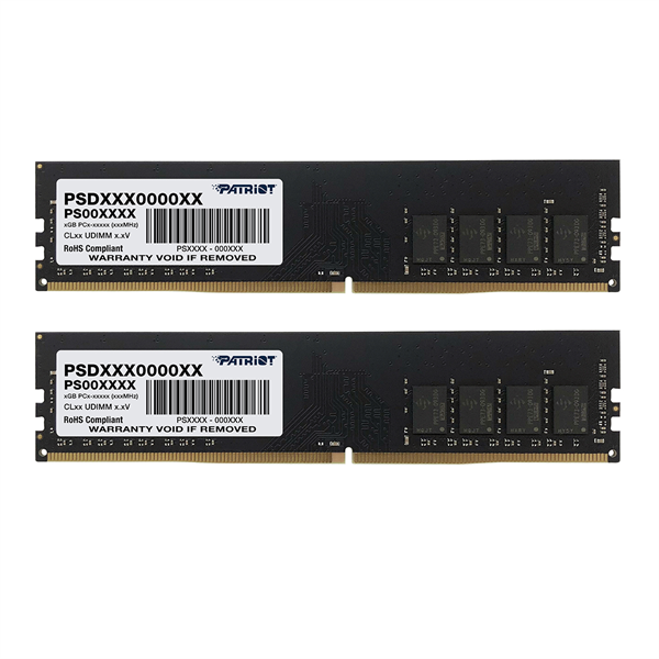 память Patriot SL DDR4 DIMM 32GB 3200MHz CL22 KIT 2*16GB 22-22-22-52 1.2V