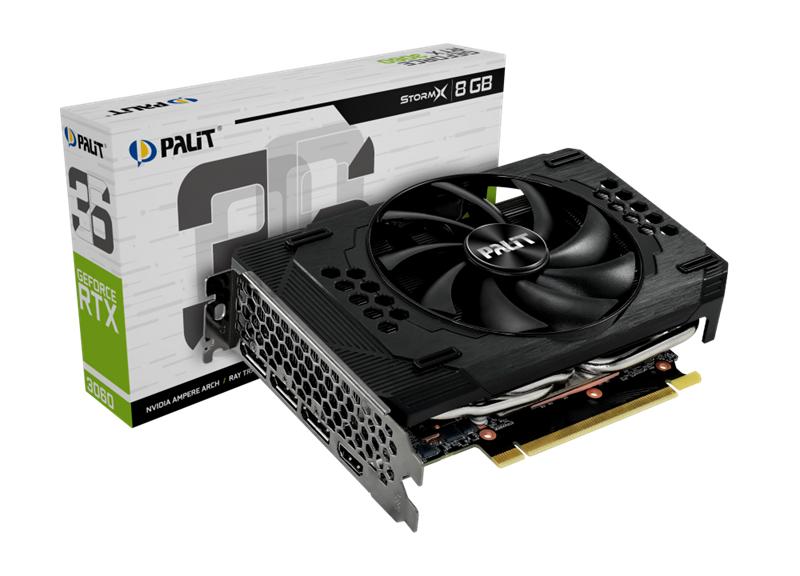 Видеокарта PALIT RTX3060 STORMX 8GB GDDR6 128bit 3-DP HDMI