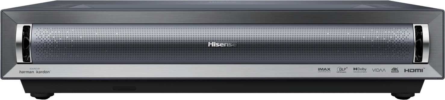 Лазерный проектор TV 120'' Hisense/ 80~150", Projector Triple-Chroma, 4K UHD, 25 000ч, 3000Лм, 4K@60Hz, 2K@240Hz, 2K@120Hz, 15W x 2 + 10w ? 2 treble, VIDAA U7.6, Voice assistant, HDMI 2.1x2, HDMI 2.0x1, USB 3.0x1, USB 2. Лазерный проектор TV 120'' Hisense/ 80~150", Projector Triple-Chroma, 4K UHD, 25 000ч, 3000Лм, 4K@60Hz, 2K@240Hz, 2K@120Hz, 15W x 2 + 10w ? 2 treble, VIDAA U7.6, Voice assistant, HDMI 2.1x2, HDMI 2.0x1, USB 3.0x1, USB 2.