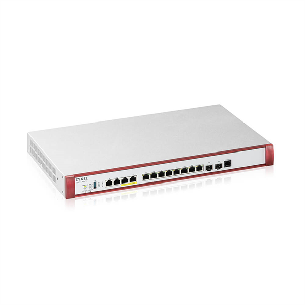 Межсетевой экран Zyxel USG FLEX 700H с подпиской Gold на 1 год (AV, CF, IDP/DPI, Sandboxing, SecuReporter, Secure Wi-Fi, 520 AP), Rack, 2xSFP+ (LAN/WAN), 2xRJ-45: 1/2.5/5/10G PoE+ (LAN/WAN)