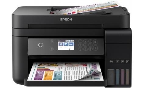  Epson L6170 МФУ А4 цветное: принтер/копир/сканер, 33/20 стр./мин.(чб/цвет), ADF 30 стр., USB/LAN, в комплекте чернила 14 000/11 200 стр.(чб/цвет) (незначительное повреждение коробки)