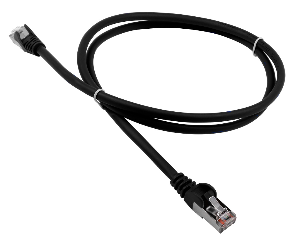 Патч-корд Lanmaster LAN-PC45/S5E-15-BK FTP RJ-45 вил.-вилка RJ-45 кат.5E 15м черный ПВХ (уп.:15шт)