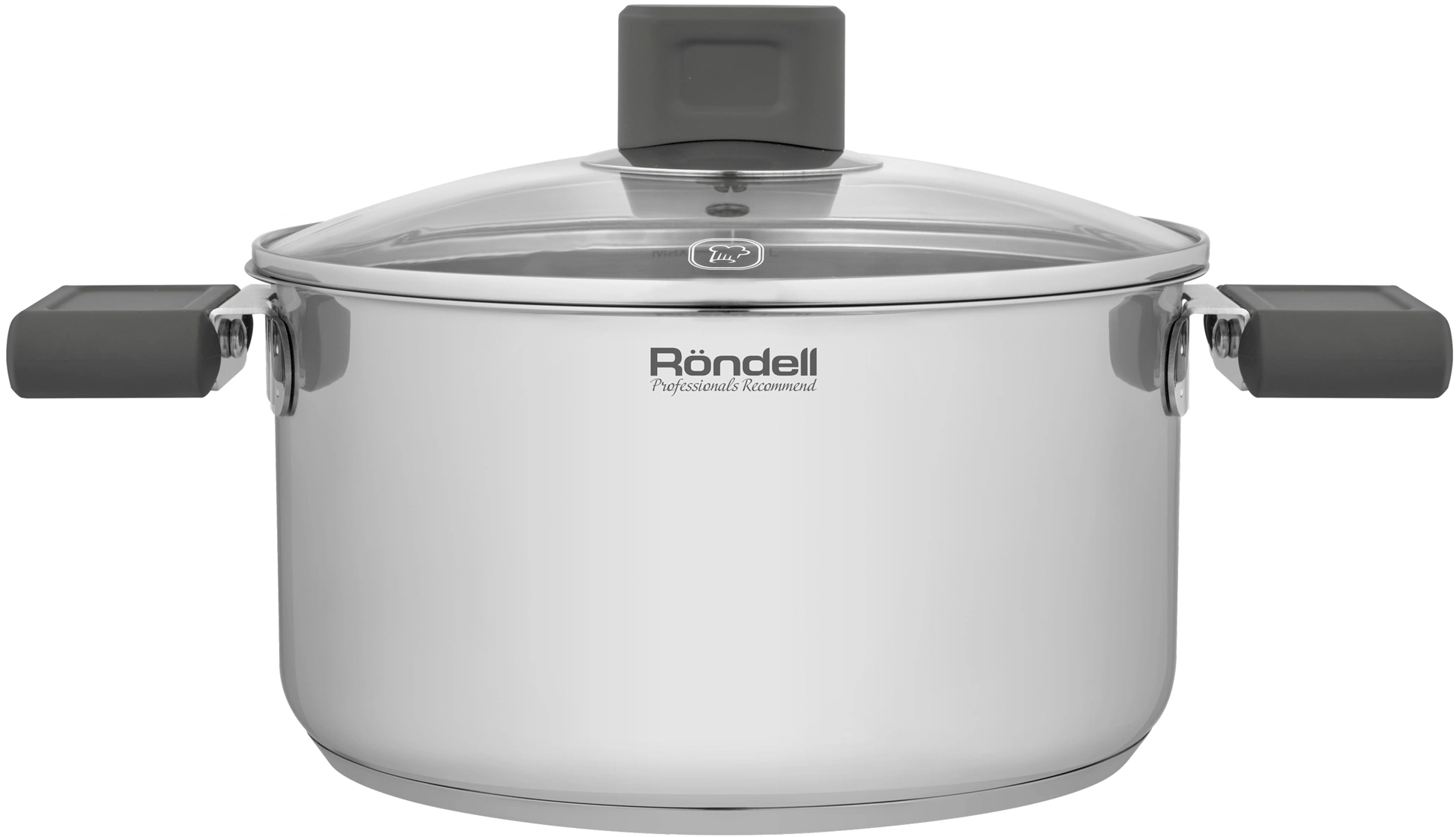 Кастрюля/ Кастрюля Rondell Quadro RDS-1596 3.1л. d=20см (с крышкой) стальной