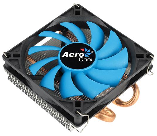 Кулер для процессора Aerocool Verkho 2 Slim 105W / PWM / Intel 115*/AMD / Heat pipe 6mm x2