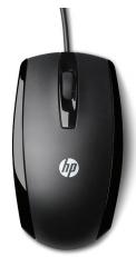 Мышь Mouse HP Wired Mouse X500 (Black) cons