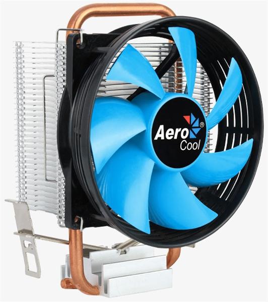 Кулер для процессора Aerocool Verkho 1-3P 100W / 3-Pin / Intel 115*/775/AMD / Heat pipe 6mm x1