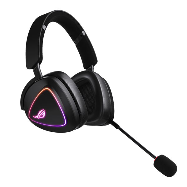 Гарнитура ASUS ROG DELTA II, 2.4GHz, Bluetooth,3.5mm, 315g, 20Hz~20kHz, RGB Lighting Гарнитура ASUS ROG DELTA II, 2.4GHz, Bluetooth,3.5mm, 315g, 20Hz~20kHz, RGB Lighting