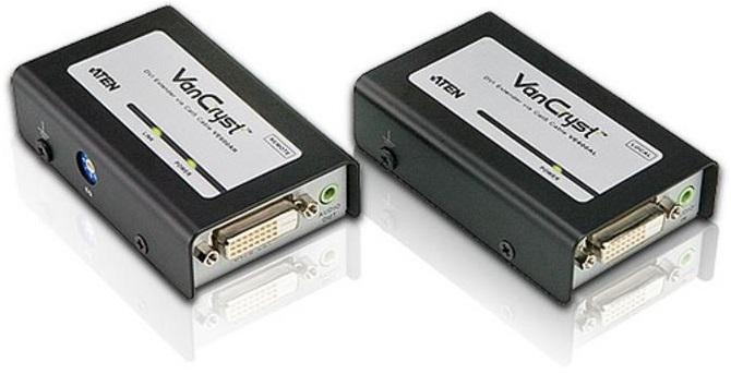 Удлинитель ATEN DVI Extender with Audio W/EU ADP.