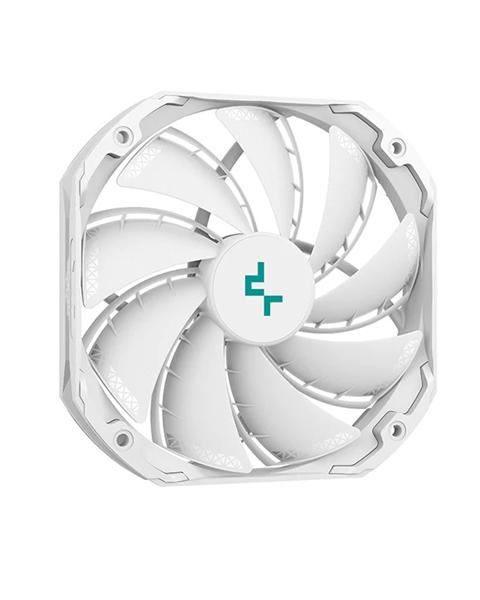 Кулер для процессора DEEPCOOL AS500 PLUS WH LGA20XX/1700/1200/115X/AM5/AM4 (8шт/кор, TDP 220W, PWM, ARGB Led, DUAL Fan 140mm, 5 тепл. Трубок, белый) RET