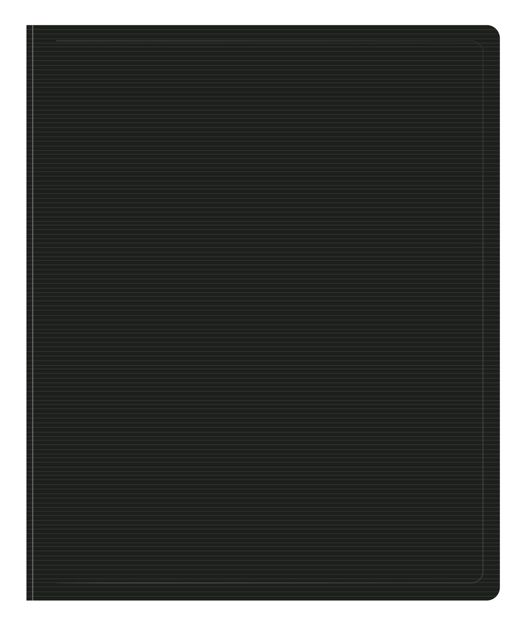 Папка на 2-х кольцах Бюрократ ДеЛюкс DL0740/2BLCK A4 пластик 0.7мм кор.32мм черный