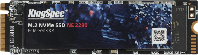 Твердотельный накопитель KingSpec SSD 256GB M.2 2280 PCIe 3.0 x4 NVMe R2200/W1300MB/s 3D NAND MTBF 1M 100200/14500 IOPS 120TBW Твердотельный накопитель KingSpec SSD 256GB M.2 2280 PCIe 3.0 x4 NVMe R2200/W1300MB/s 3D NAND MTBF 1M 100200/14500 IOPS 120TBW