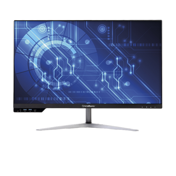 Моноблок Kraftway АРМ AIO 23.8" 1920*1080 Full HD, Webcam, Speak, Tilt, Height, i3-12100, 8GB DDR 4, 256GB SSD, USB 3.0, USB-С, Wifi/BT, 120W, noOS, 1г МИНПРОМТОРГ (МПТ)