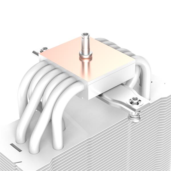 Кулер для процессора PCCooler Paladin EK6000 W S115X/1200/1700/AM4 (8 шт/кор, TDP 250W, 2x130mm PWM FAN, медная база, 6 тепловых трубок 6мм, 800-1600RPM, 18-36dBa)