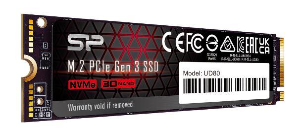Твердотельный накопитель Solid State Disk Silicon Power UD80 500Gb PCIe Gen3x4 M.2 PCI-Express (PCIe) SP500GBP34UD8005