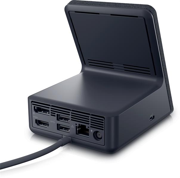 Докстанция Dell Dock HD22Q Dual Charge; 130W (USB-C) (1xDP 1.4; 1xHDMI 2.1; 1xUSB-C; 4xUSB-A; 1xRJ-45) (без EU кабеля питания в компл)