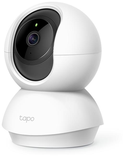  TP-Link Tapo C200, Домашняя поворотная Wi-Fi камера, 1080p, Wi-Fi 2,4 ГГц, вращение по горизонтали на 360°,поворот и наклон, microSD (до 128 ГБ), приложение Tapo, ночное видение (до 9 м)