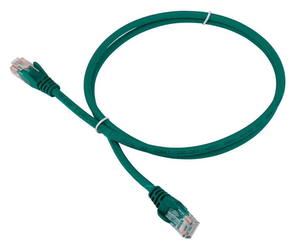  Патч-корд LANMASTER LSZH UTP кат.5e, 2.0 м, зеленый
