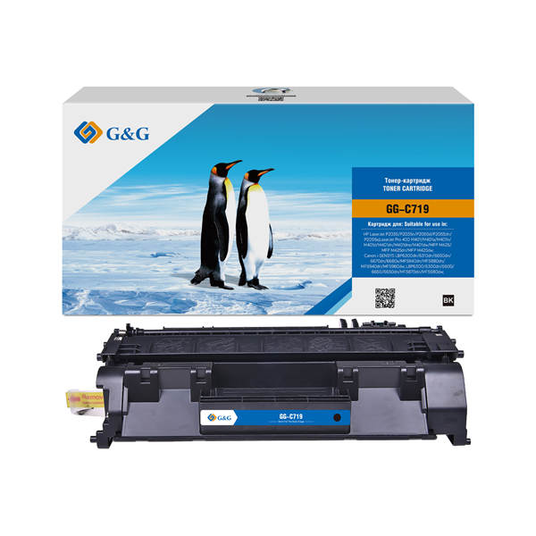 Тонер-картридж G&G toner-cartridge для HP LaserJet P2035/P2035n/P2055d/P2055dn/P2055x;LaserJet Pro 400 M401/MFP M425/MFP/M425dn/MFP M425dw/i-SENSYS LBP6300dn/6310dn 2 300 стр. гарантия 36 мес. распродажа остатков