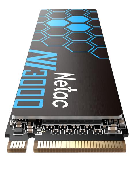 Ssd накопитель Netac SSD NV3000 250GB PCIe 3 x4 M.2 2280 NVMe 3D NAND, R/W up to 3000/1400MB/s, TBW 150TB, with heat sink, 5y wty