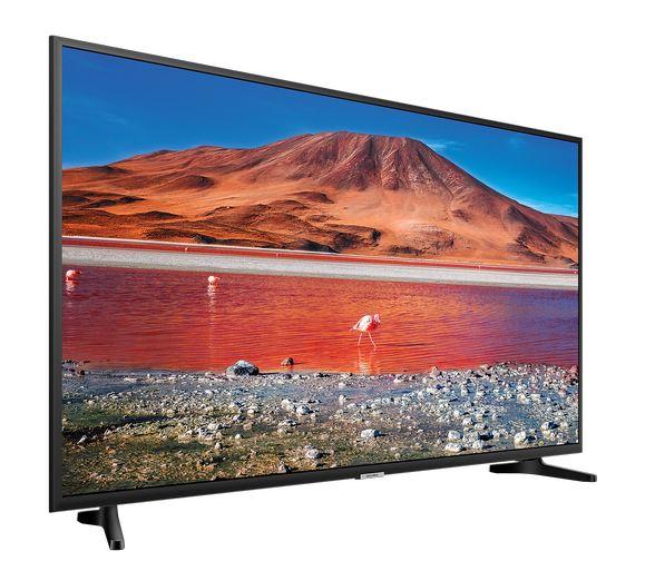 Телевизор Samsung 43" TV UE43TU7002 Crystal UHD (4K) 3840x2160 HDR10+ WiFi USB DVB HDMI Slim PurColor w/o smart-tv Black