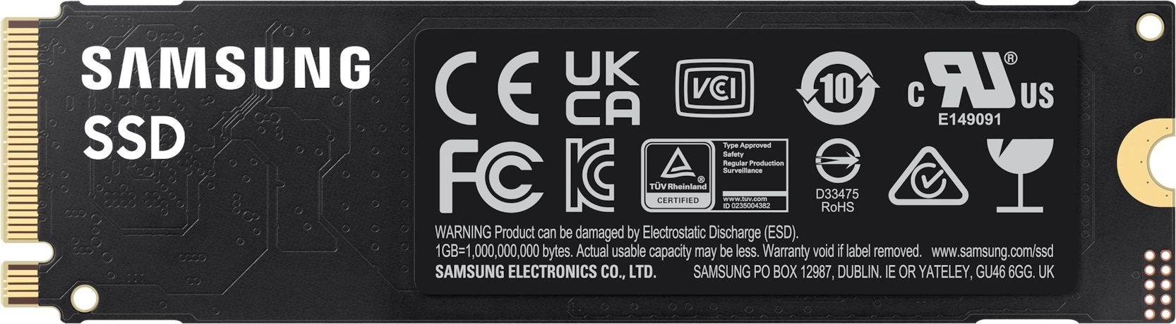 Твердотельный накопитель SSD Samsung M.2 2280 2TB 990 EVO NVMe 2.0, PCIe 4.0 x4, V-NAND TLC, R/W 5000/4200MB/s, IOPs 700 000/800 000, TBW 1200, DWPD 0.33 Твердотельный накопитель SSD Samsung M.2 2280 2TB 990 EVO NVMe 2.0, PCIe 4.0 x4, V-NAND TLC, R/W 5000/4200MB/s, IOPs 700 000/800 000, TBW 1200, DWPD 0.33