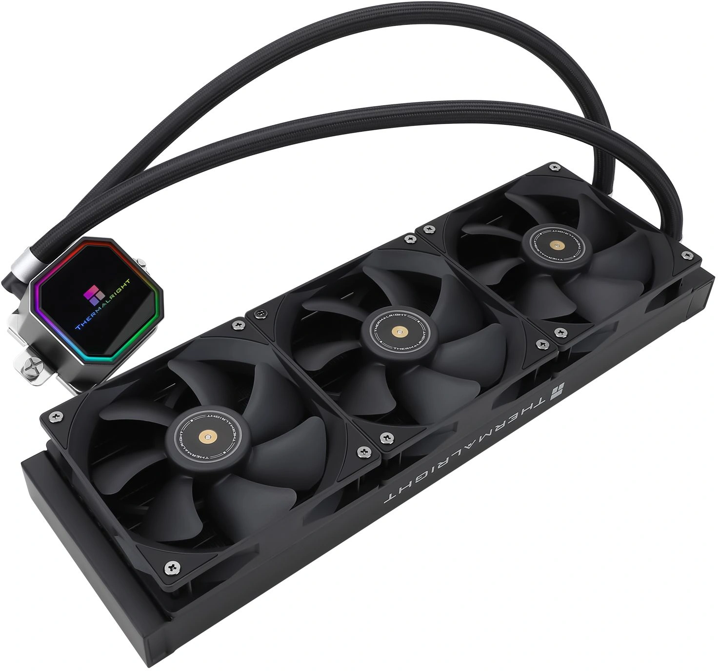 Система водяного охлаждения Thermalright Frozen Prism 360 нет подсветки Soc-AM5/AM4/1151/1200/2066/1700 черный 4-pin 27dB Al Ret (F-PRISM-360-BL)