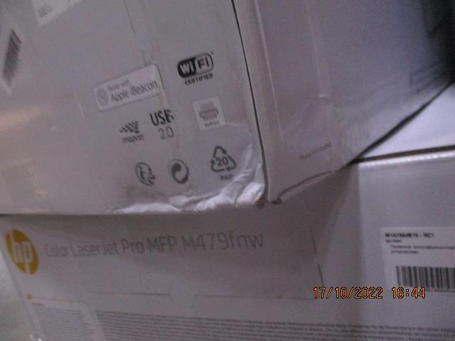 Лазерное многофункциональное устройство HP Color LaserJet Pro MFP M479fnw (p/c/s/f, A4,600 dpi,27(27)ppm,512Mb,2 trays 50+250,ADF50,USB/GigEth/WiFi/Bluetooth,4 cart.in box black 2400&cmy1200 pages,1y warr (существенное повреждение коробки)