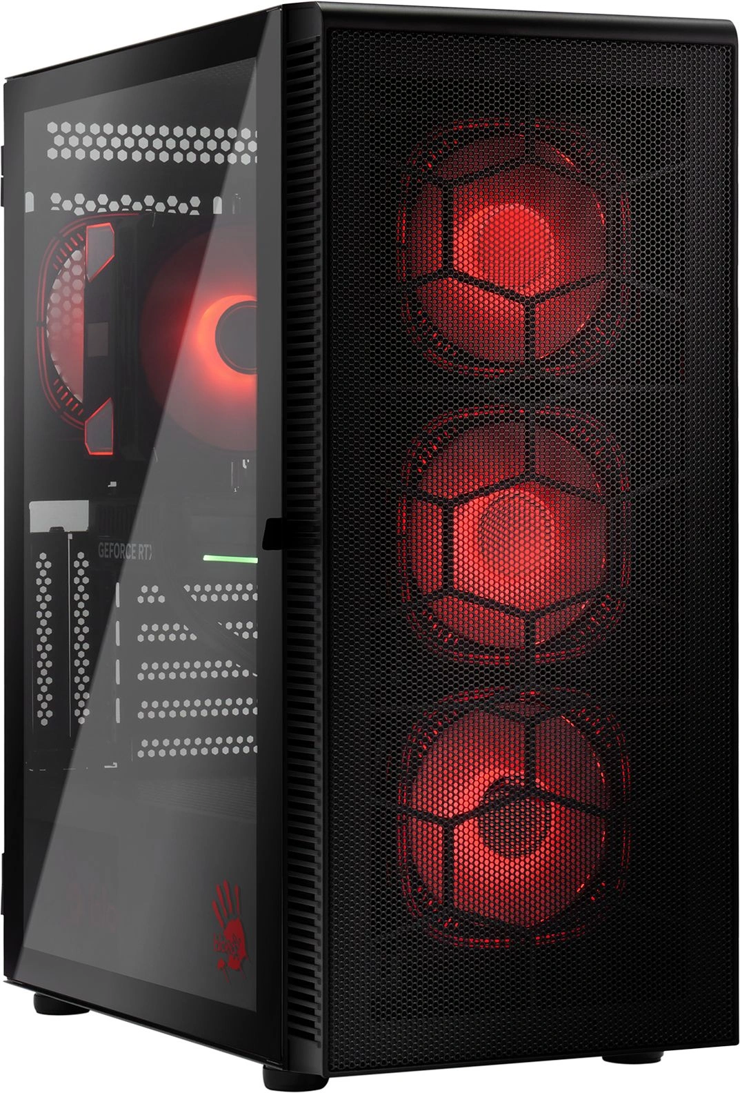 ПК Bloody BD-PC CB76T2 TWR i5 14400F (2.5) 32Gb SSD1Tb RTX5060 8Gb Windows 11 Home 64 2.5xGbitEth 650W черный (RUS) (2141962)