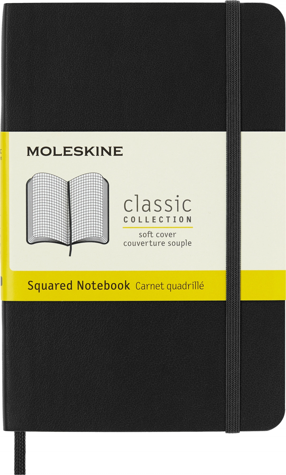 Блокнот Moleskine CLASSIC SOFT QP612 Pocket 90x140мм 192стр. клетка мягкая обложка черный Блокнот Moleskine CLASSIC SOFT QP612 Pocket 90x140мм 192стр. клетка мягкая обложка черный