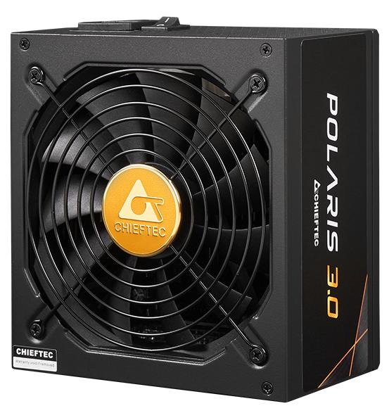 Блок питания Chieftec Polaris 3.0 PPS-850FC-A3 (ATX 3.0, 850W, 80 PLUS GOLD, Active PFC, 140mm fan, Full Cable Management, Gen5 PCIe) Retail