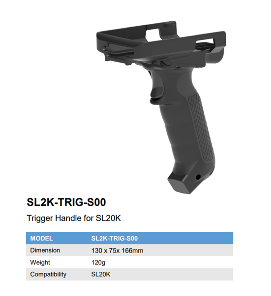 Пистолетная рукоятка M3 Mobile ASSY: SL20K Trigger Handle