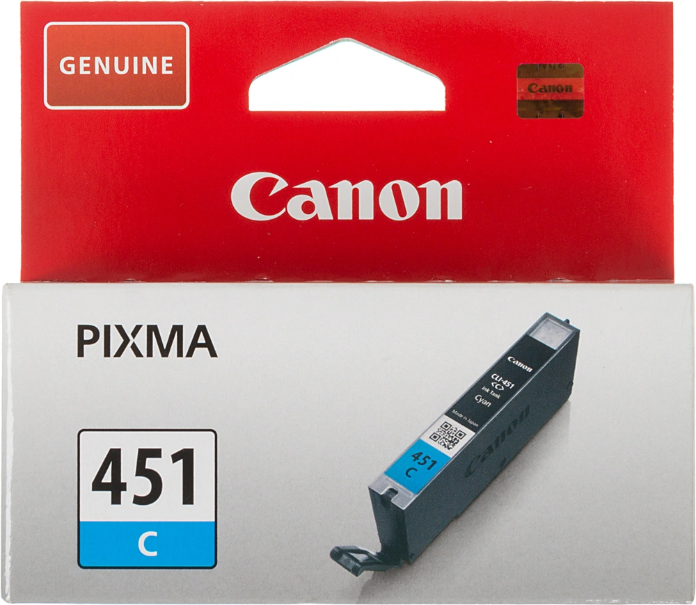 Картридж струйный Canon CLI-451C 6524B001 голубой (332стр.) (7мл) для Canon Pixma iP7240/MG6340/MG5440 без чипа Картридж струйный Canon CLI-451C 6524B001 голубой (332стр.) (7мл) для Canon Pixma iP7240/MG6340/MG5440 без чипа