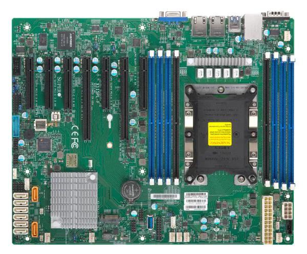 Материнская плата Supermicro Motherboard 1xCPU X11SPL-F 2nd Gen Xeon Scalable 165W/ 8xDIMM/ 8xSATA/ C621 RAID 0/1/5/10/ 2xGE/ 2xPCIex8(16), 4xPCIex8,1xPCIex4/ M.2(ATX)(Bulk)
