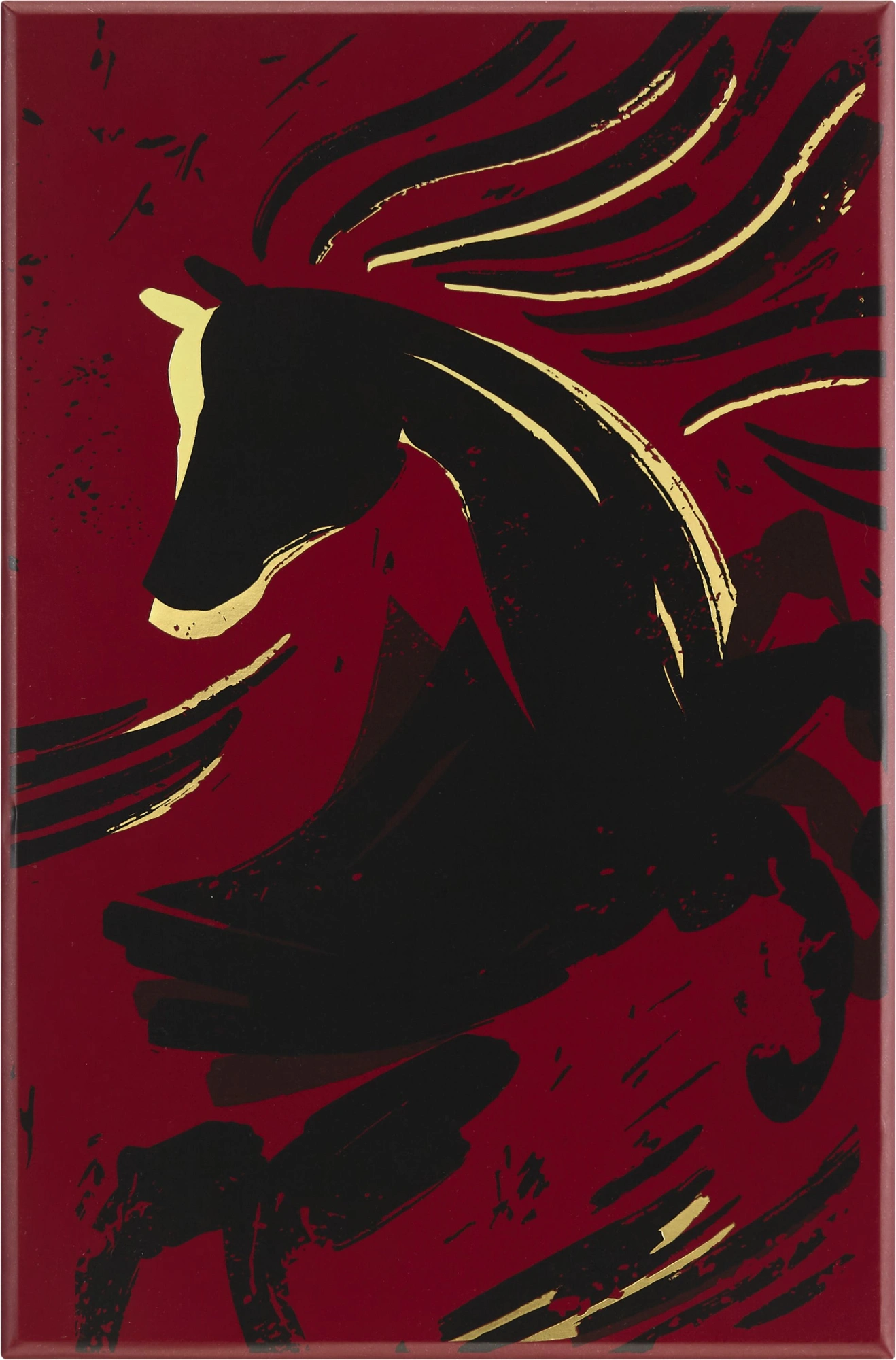 Блокнот Moleskine LIMITED EDITION ГОД ЛОШАДИ LECNYHRSQP060BBOX 130х210мм обложка текстиль 176стр. линейка подар.кор. бордовый Блокнот Moleskine LIMITED EDITION ГОД ЛОШАДИ LECNYHRSQP060BBOX 130х210мм обложка текстиль 176стр. линейка подар.кор. бордовый