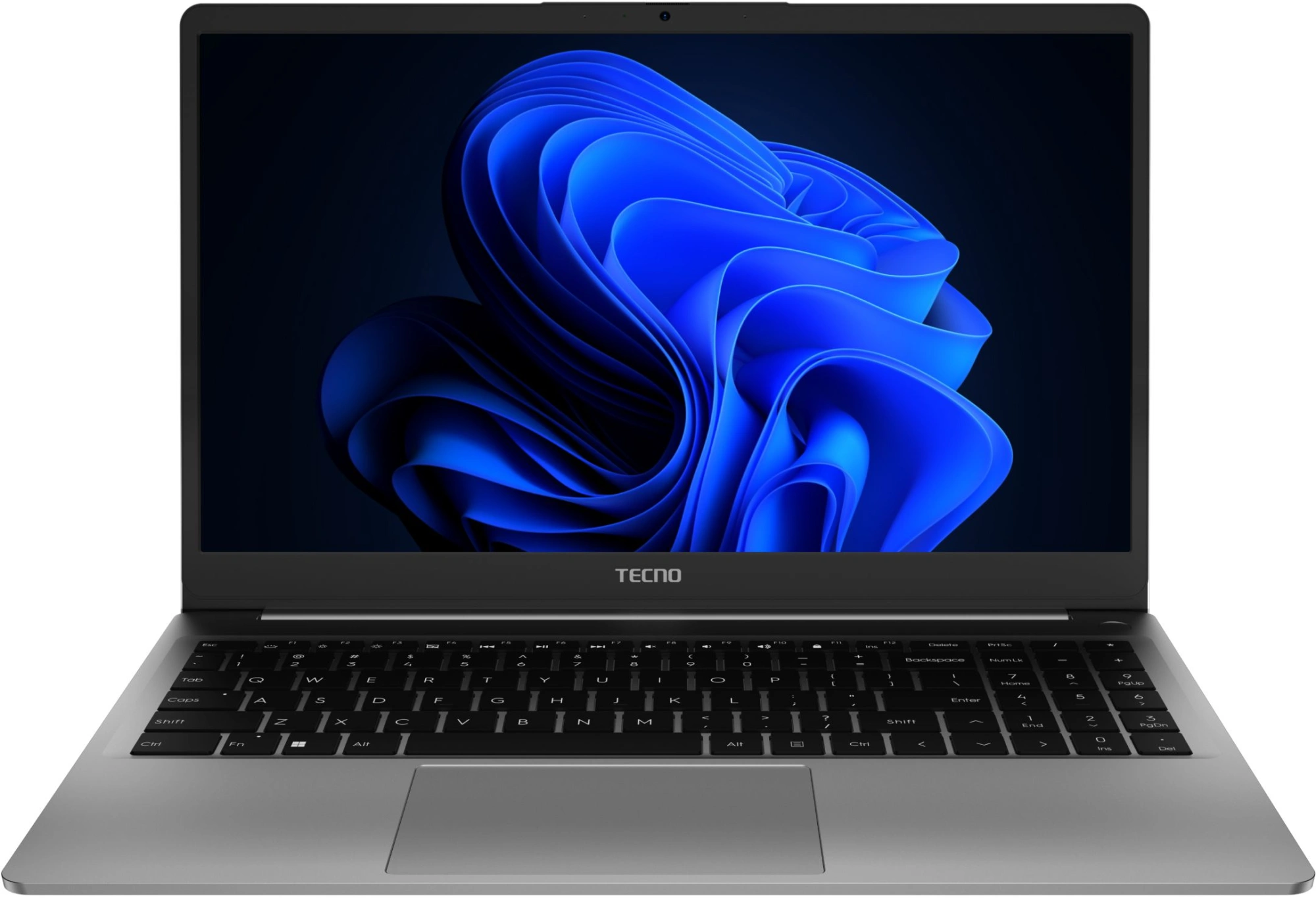 Ноутбук TECNO MegaBook K15SDA AMD Ryzen 5 7430U/16Gb (2*8 D4)/SSD512Gb/15.6"/IPS/FHD/1920x1080/60Hz/Win11/RJ-45/Grey/1.75kg