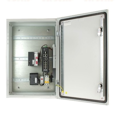Уличный коммутатор OSNOVO OS-46T1(SW-80822/ILR) Уличный управляемый (L2+) коммутатор на 12 портов с термостабилизацией на базе уличной станции OSNOVO OS-46T1. Порты: 2xGE (10/100/1000Base-T) с PoE BT (до 90W) + 6xGE