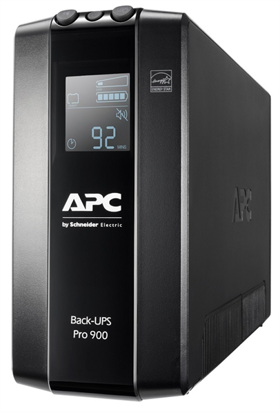 Источник бесперебойного питания APC Back-UPS Pro BR 900VA/540W, 6xC13 Outlets(6 batt.), AVR, LCD, Data/DSL protect, 10/100 Base-T, USB, PCh, user repl. batt., 1 year warranty