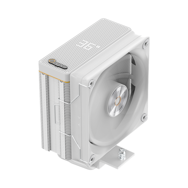 Кулер для процессора Ocypus Iota A40 WH, 120mm FAN, Display Panel, 4 HEAT PIPES, 4-PIN PWM, 500-2000 RPM, 29DBA, FDB, LGA115X/1200/1700/18XX, AM4/AM5