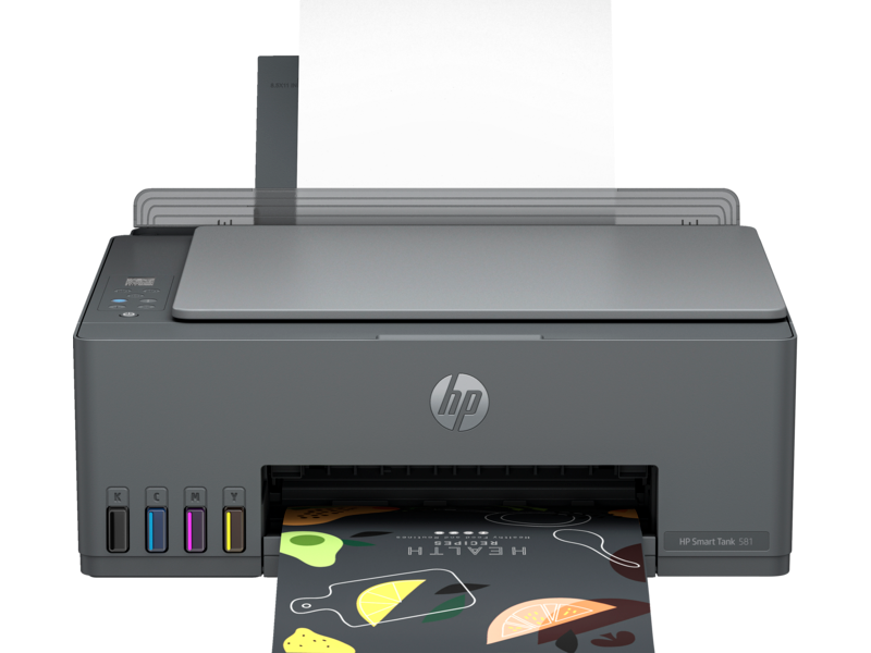 Многофункциональное печатающее устройство HP Smart Tank 581 All-in-One (p/c/s, A4, 4800x1200dpi, CISS, 12(5)ppm, 1tray 100, USB2.0/Wi-Fi, cartr. 6,000 pages black & 6,000 pages color in box) Многофункциональное печатающее устройство HP Smart Tank 581 All-in-One (p/c/s, A4, 4800x1200dpi, CISS, 12(5)ppm, 1tray 100, USB2.0/Wi-Fi, cartr. 6,000 pages black & 6,000 pages color in box)