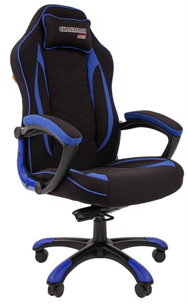 Офисное кресло Chairman   game 28  Россия ткань черный/синий